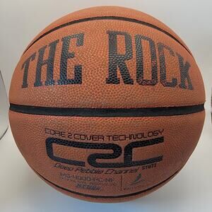 The Rock Official NFHS Indoor Basketball – Deep Pebble Channel – Size 7